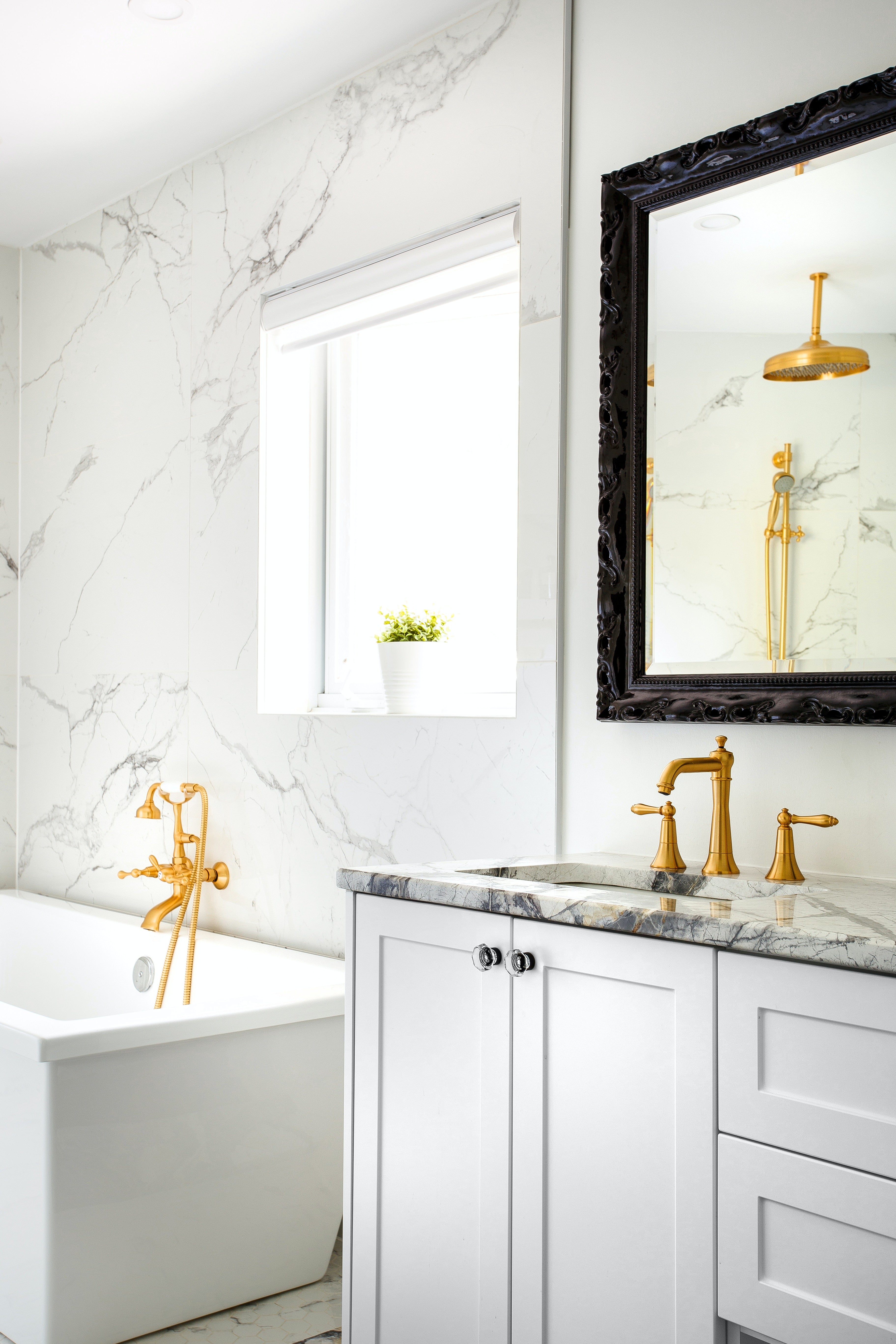 Elevate Your Bathroom with Timeless Opulence: Embracing the Beauty of Brass