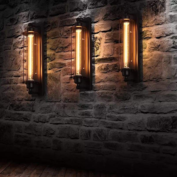 Timeless Elegance: Industrial Vintage-Style Wall Lamp for a Captivating Ambiance