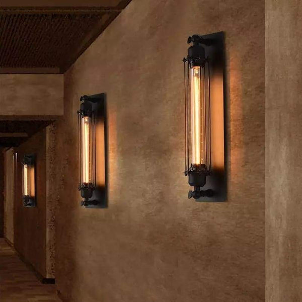 Timeless Elegance: Industrial Vintage-Style Wall Lamp for a Captivating Ambiance