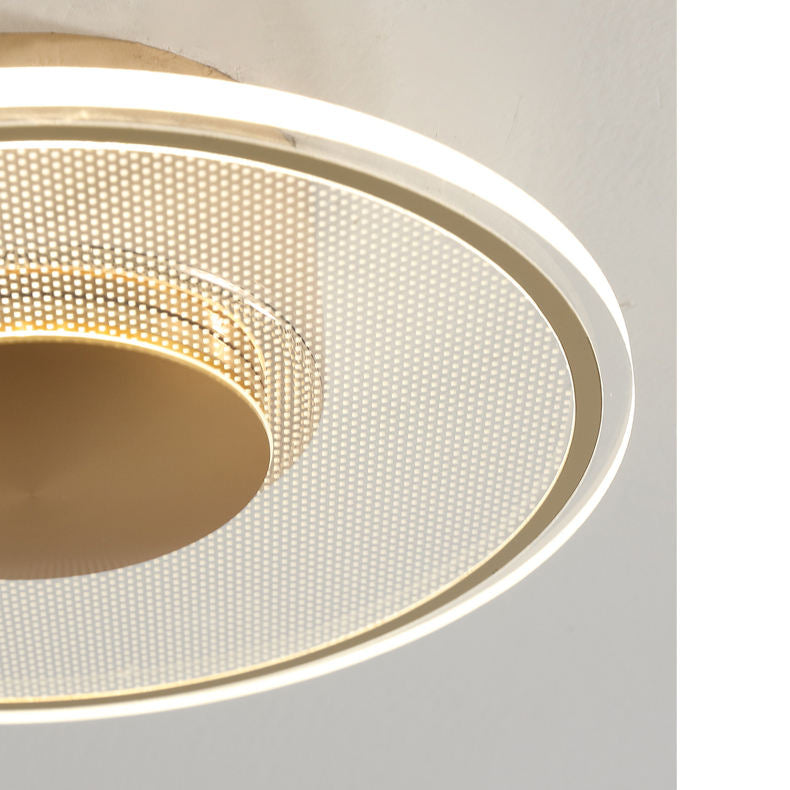 Versatile Round LED Ceiling Light with Textured Acrylic Plate | Ideal for Hallways, Bedrooms, and Study Spaces and more
