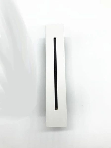 Sleek Vertical LED Induction Step Lamp - Stylish Stairway Illumination in White, Silver, and Black