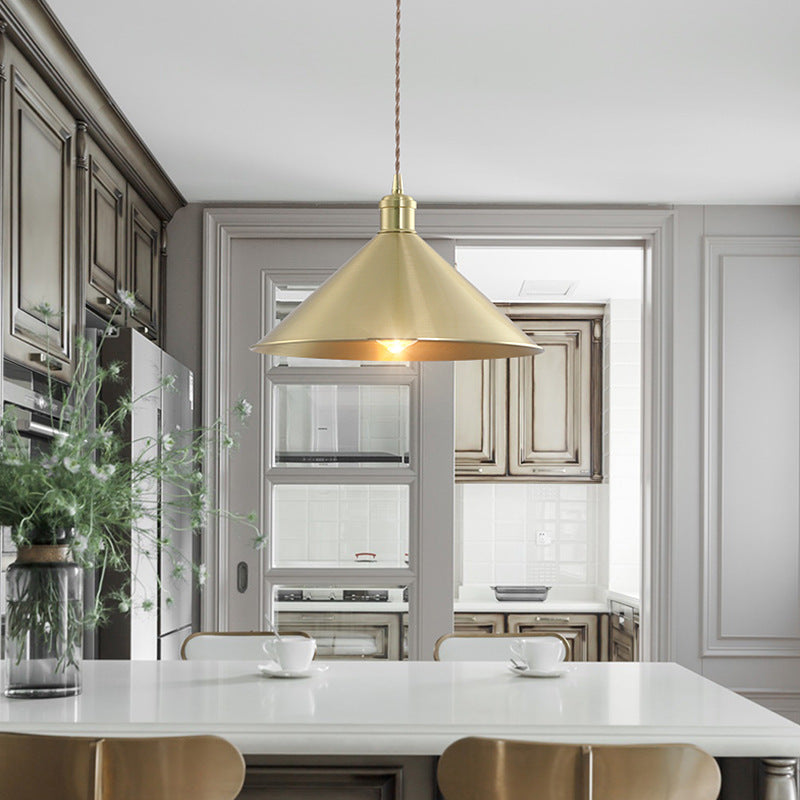 Nova: Timeless Provence-inspired Brass Pendant Lamp