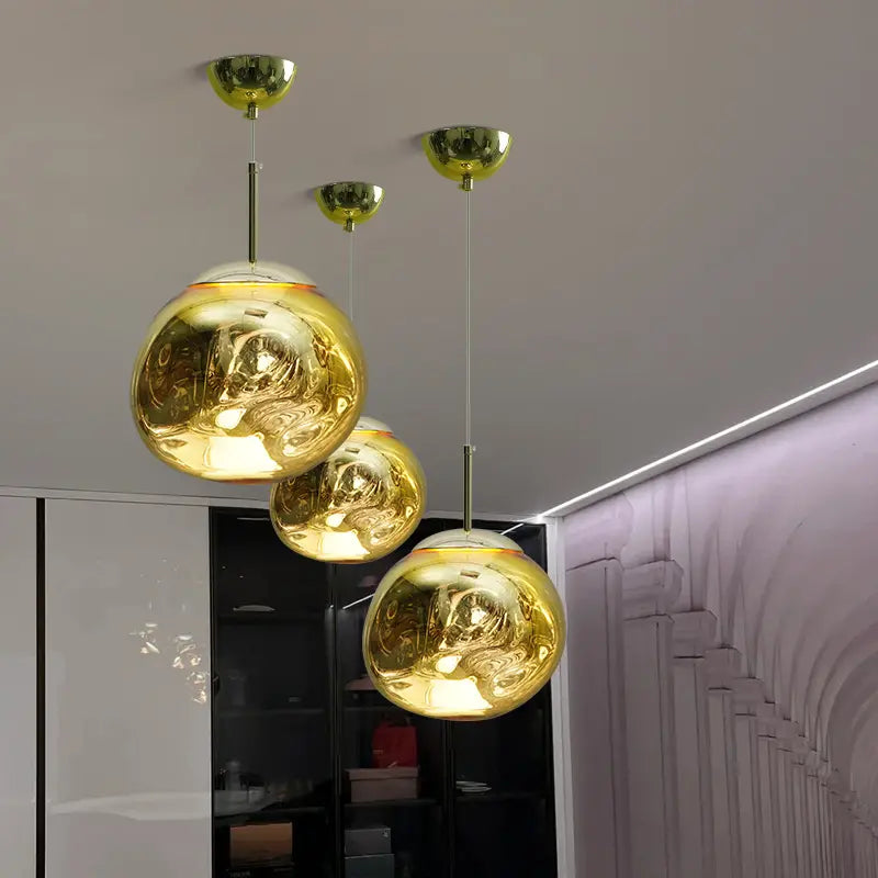 Chrome Pearl Pendant Light - Nordic Contemporary Design