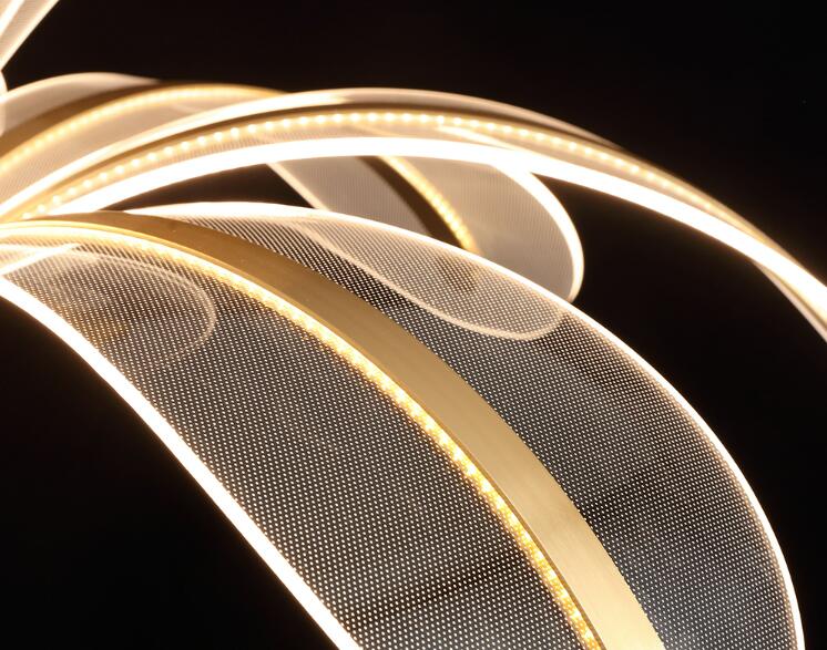 Flower-Shaped LED Ceiling Light | Acrylic & Aluminium | Bedroom, Living Room, Hallway