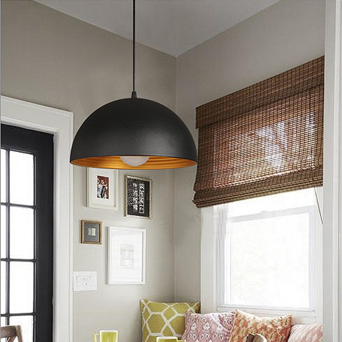 Bronx Industrial Semi circle Pendant Light