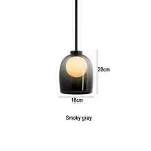 Embrace the Magic: Glass Ball Pendant Light with Upside-Down Elegance