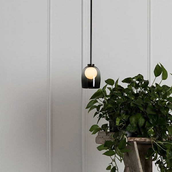 Embrace the Magic: Glass Ball Pendant Light with Upside-Down Elegance