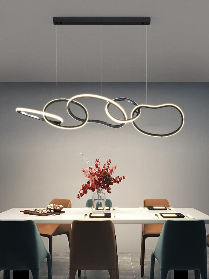 Dramatic Illumination: Klaren's Disruption Chandelier – Unleashing Artistic Brilliance with LED Elegance