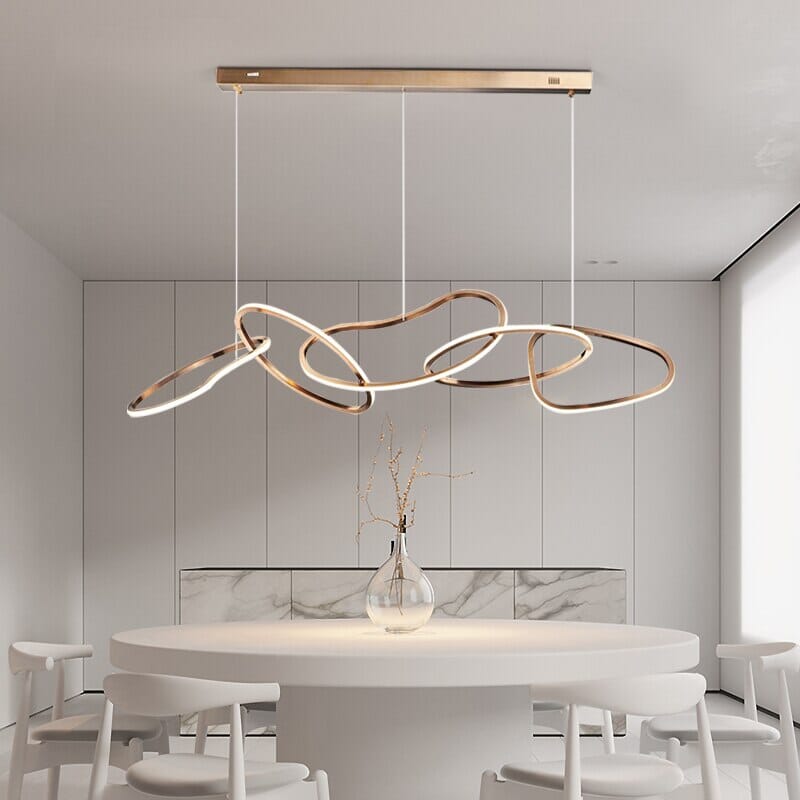 Dramatic Illumination: Klaren's Disruption Chandelier – Unleashing Artistic Brilliance with LED Elegance