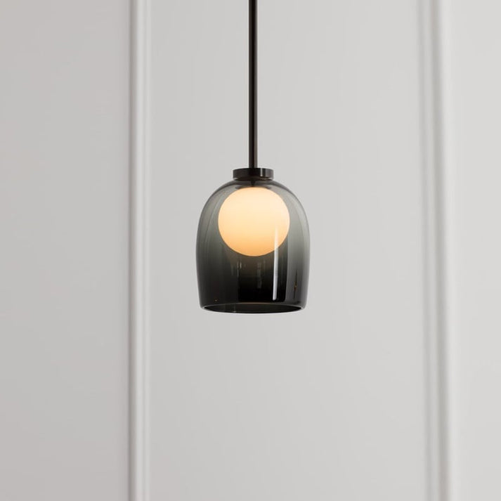 Embrace the Magic: Glass Ball Pendant Light with Upside-Down Elegance
