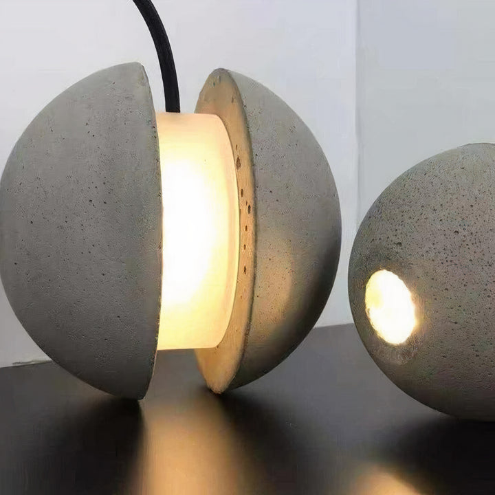 Luxury Nordic Moon cement pendant light