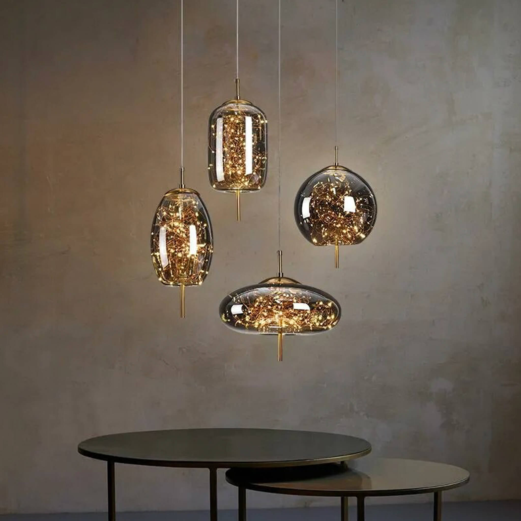 Celestia Pendants: Illuminate Your Space with Cosmic Elegance and Twinkling Starlight
