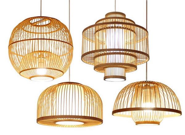 Elevate Your Space with Exquisite Bamboo Pendant Lights: Explore a Dazzling Array of Shapes and Sizes!