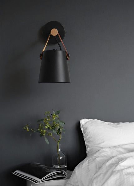 Enchant Your Space with Nordic Whispers: Artful Iron and Wood Wall Lamp for Dreamy Bedrooms, Cozy Living Rooms, and Inspiring Work Areas