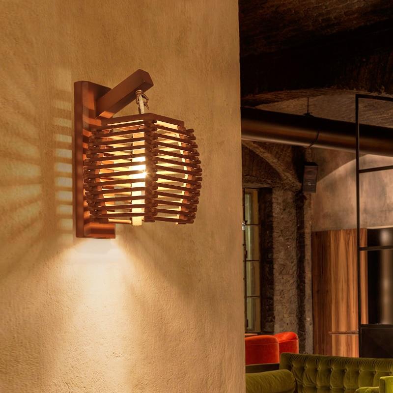 Gracie -Embrace Nature's Warm Glow: Wooden Lantern Lamp