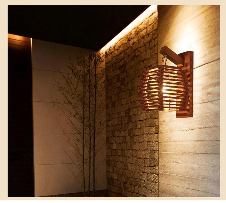 Gracie -Embrace Nature's Warm Glow: Wooden Lantern Lamp