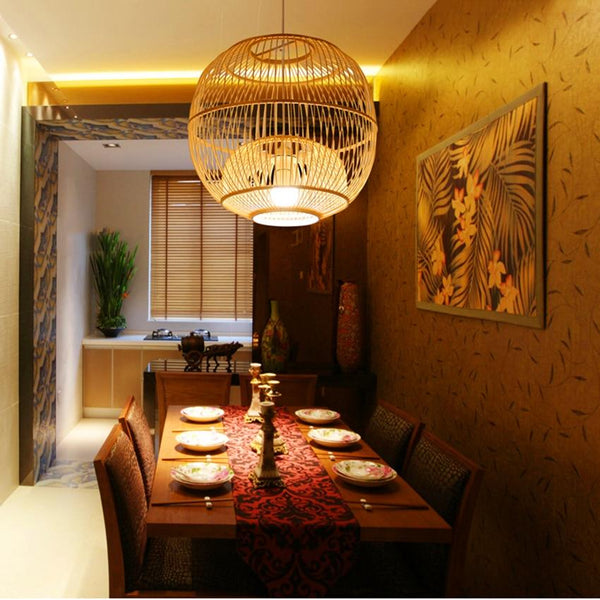 Elevate Your Space with Exquisite Bamboo Pendant Lights: Explore a Dazzling Array of Shapes and Sizes!