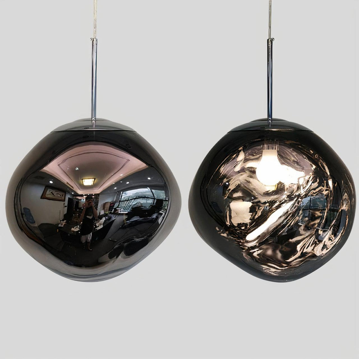 Chrome Pearl Pendant Light - Nordic Contemporary Design