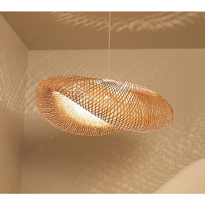 Eric,Eco-Friendly Bamboo Pendant Light