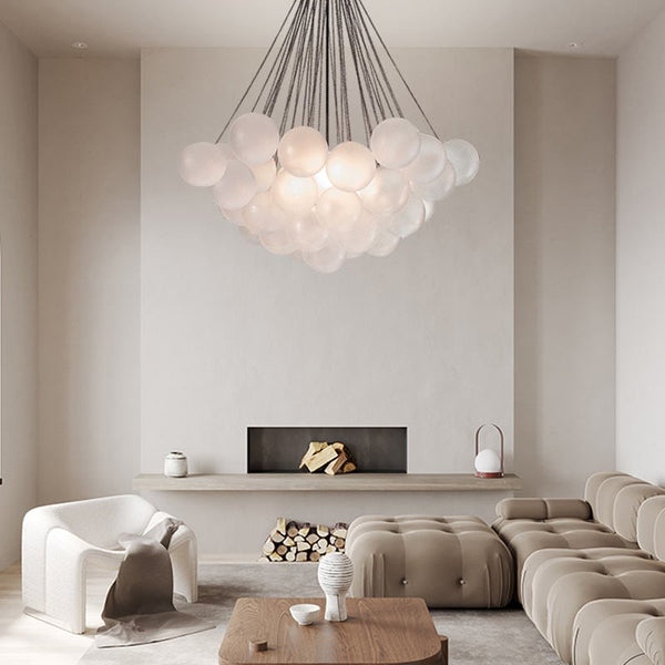 Lexi Brass Bubble Chandelier: A Celestial Masterpiece of Sophistication