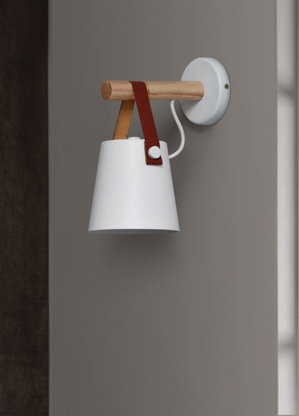 Enchant Your Space with Nordic Whispers: Artful Iron and Wood Wall Lamp for Dreamy Bedrooms, Cozy Living Rooms, and Inspiring Work Areas